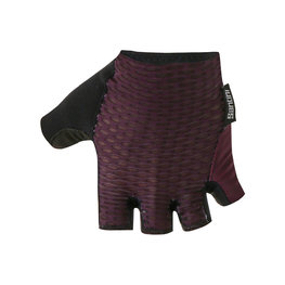 SANTINI Cycling fingerless gloves - TONO  - bordeaux