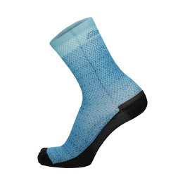 SANTINI Cyclingclassic socks - RITMO - black/blue