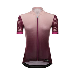 SANTINI Cycling short sleeve jersey - VOLO LADY - pink