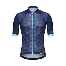 SANTINI Cycling short sleeve jersey - SLEEK 99  - blue