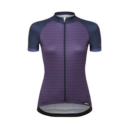 SANTINI Cycling short sleeve jersey - RITMO LADY  - blue