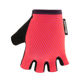SANTINI Cycling fingerless gloves - MILLE - orange/pink