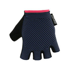 SANTINI Cycling fingerless gloves - MILLE - blue/pink