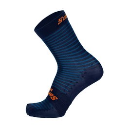 SANTINI Cyclingclassic socks - MILLE - blue