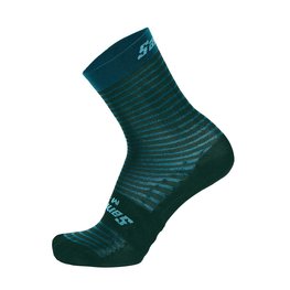 SANTINI Cyclingclassic socks - MILLE - turquoise/blue