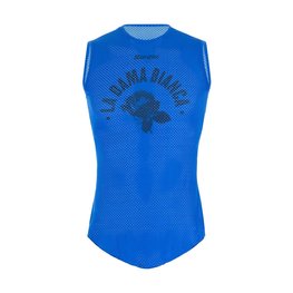 SANTINI Cycling sleeve less t-shirt - DAMA - blue