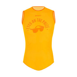 SANTINI Cycling sleeve less t-shirt - EYES - orange
