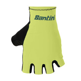 SANTINI Cycling fingerless gloves - ISTINTO - green