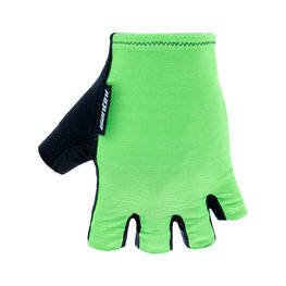 SANTINI Cycling fingerless gloves - CUBO - green
