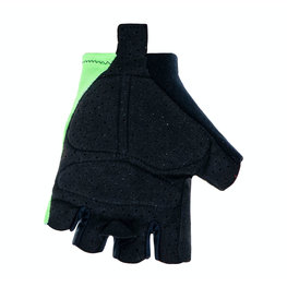 SANTINI Cycling fingerless gloves - CUBO - green