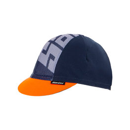 SANTINI Cycling hat - COLOR - orange/blue