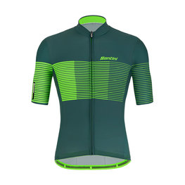 SANTINI Cycling short sleeve jersey - TONO FRECCIA - green