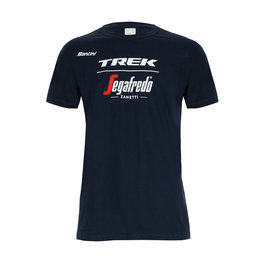 SANTINI Cycling short sleeve t-shirt - TREK SEGAFREDO 2021 - blue