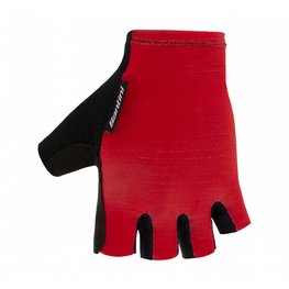 SANTINI Cycling fingerless gloves - CUBO  - red