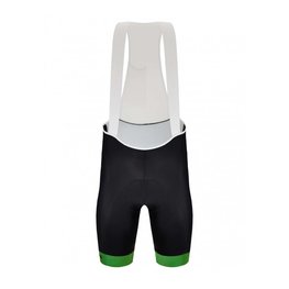 SANTINI Cycling bib shorts - TOUR DE FRANCE 2022 - black/green