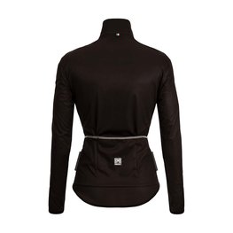 SANTINI Cycling windproof jacket - NEBULA - black