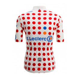 SANTINI Cycling short sleeve jersey - TOUR DE FRANCE 2024 - red/white