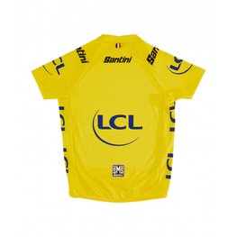 SANTINI Cycling short sleeve jersey - TOUR DE FRANCE 2024 - yellow