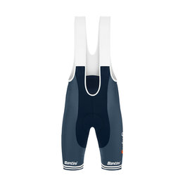 SANTINI Cycling bib shorts - TREK SEGAFREDO 2020 - blue