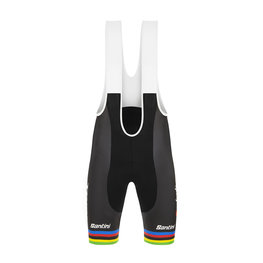 SANTINI Cycling bib shorts - TREK SEGAFREDO 2020 - multicolour/black