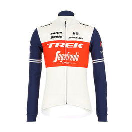 SANTINI Cycling winter long sleeve jersey - TREK 2020 WINTER - red/white/blue
