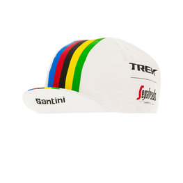 SANTINI Cycling hat - TREK SEGAFREDO 2020 - white/multicolour