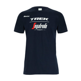 SANTINI Cycling short sleeve t-shirt - TREK SEGAFREDO 2020 - blue