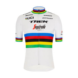 SANTINI Cycling short sleeve jersey - TREK SEGAFREDO 2020 - white