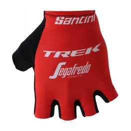 SANTINI Cycling fingerless gloves - TREK SEGAFREDO 2018