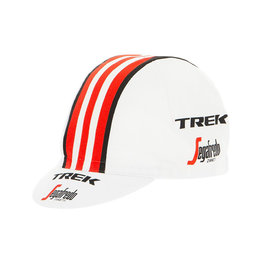 SANTINI Cycling hat - TREK 2019 - white/black/red