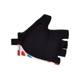 SANTINI Cycling fingerless gloves - TOUR DE FRANCE 2024 - white/red