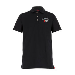 SANTINI Cycling short sleeve t-shirt - TREK 2019 POLO - black