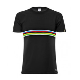 SANTINI Cycling short sleeve t-shirt - UCI - black
