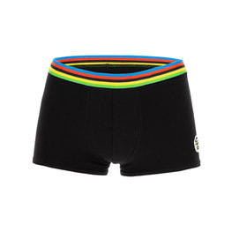 SANTINI Cycling boxer shorts - UCI RAINBOW - black