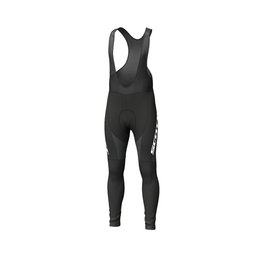 SCOTT Cycling long bib trousers - RC AS WINTER - black/yellow