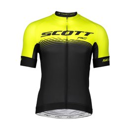 SCOTT Cycling short sleeve jersey - RC PRO 2019 - black/yellow