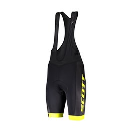 SCOTT Cycling bib shorts - RC TEAM - black/yellow