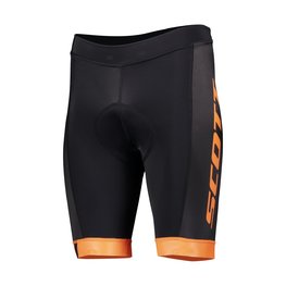 SCOTT Cycling shorts without bib - RC TEAM - orange/black