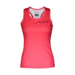 SCOTT Cycling sleeveless jersey - ENDURANCE LADY - pink/grey