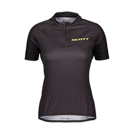 SCOTT Cycling short sleeve jersey - ENDURANCE 30 LADY - black