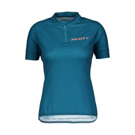 SCOTT Cycling short sleeve jersey - ENDURANCE 30 LADY - blue
