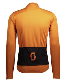 SCOTT Cycling thermal jacket - RC WARM HYBRID WB - black/orange