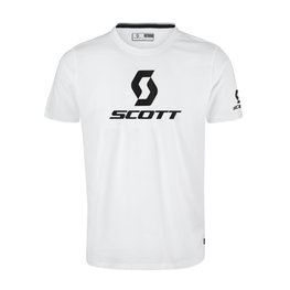 SCOTT Cycling short sleeve t-shirt - 10 ICON - white