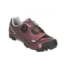 SCOTT Cycling shoes - MTB COMP BOA LADY - silver/bordeaux