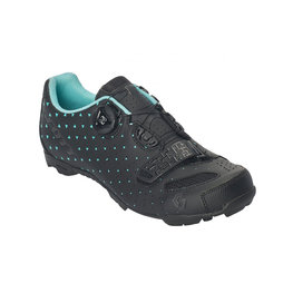 SCOTT Cycling shoes - MTB COMP BOA LADY - turquoise/black