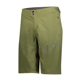 SCOTT Cycling shorts without bib - ENDURANCE LS/FIT - green