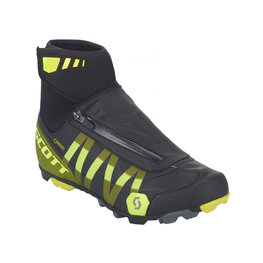 SCOTT Cycling shoes - MTB HEATER GORE-TEX - yellow/black