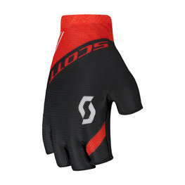 SCOTT Cycling fingerless gloves - RC TEAM SF - red/black