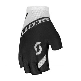 SCOTT Cycling fingerless gloves - RC TEAM SF - white/black
