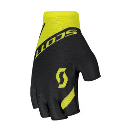SCOTT Cycling fingerless gloves - RC TEAM SF - black/yellow